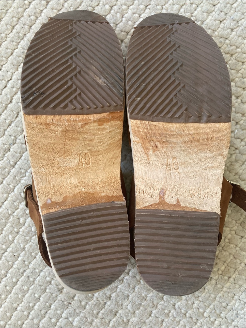Lotta from Stockholm Suede Slingback Clogs - Picture 4 of 5